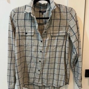 Madewell plaid button down